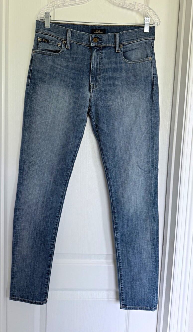 Polo Ralph Lauren Women’s Jeans Size 30 Blue Stretch Skinny Ankle Denim